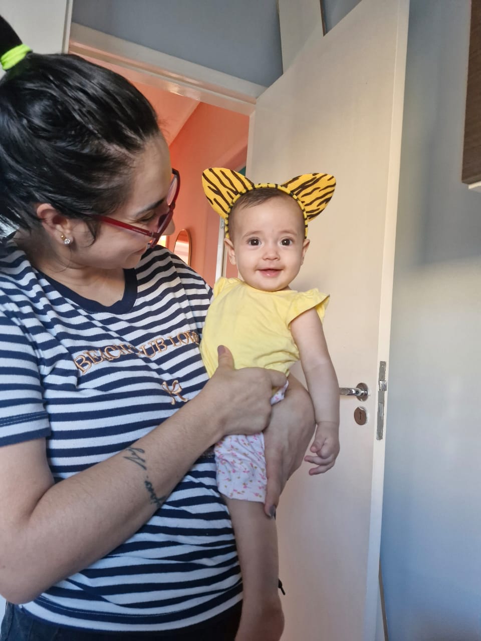 Catarina e mamãe — momento especial (3)